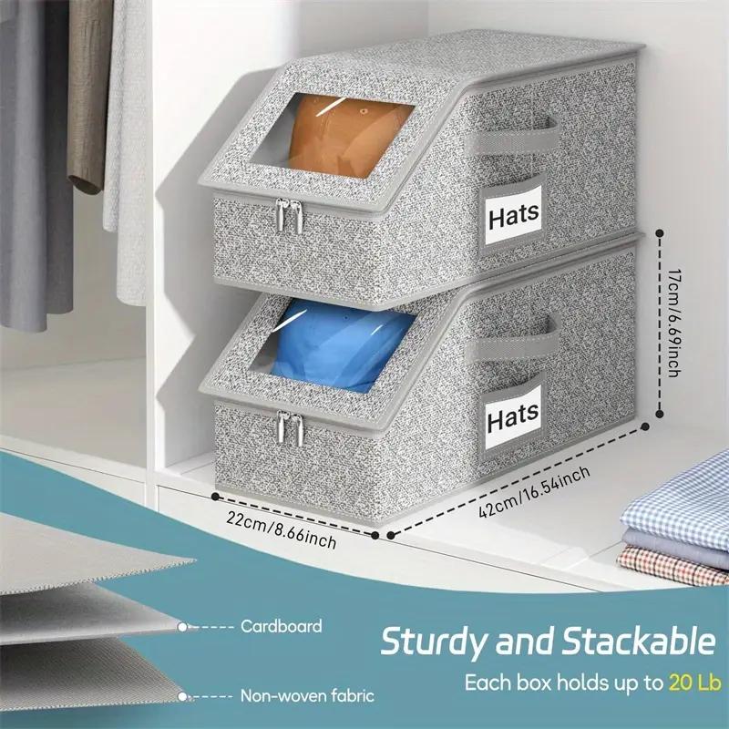 š„SVOZKĀ® Last Day 60% OFF š„Stackable storage boxes for baseball caps
