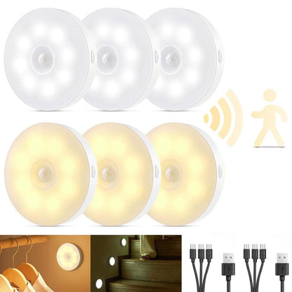 🌙🛏️ REBYIPO® Bedside Motion Sensor Night Light – Auto-On Safety Lighting for Nighttime