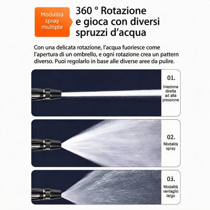 🔥🤖3️⃣ Offerta a tempo limitato: più acquisti, più regali! - Pistola ad alta pressione per lavaggio auto domestico | 💎Billhol®
