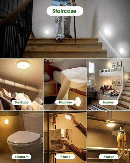 🌙🛏️ REBYIPO® Bedside Motion Sensor Night Light – Auto-On Safety Lighting for Nighttime