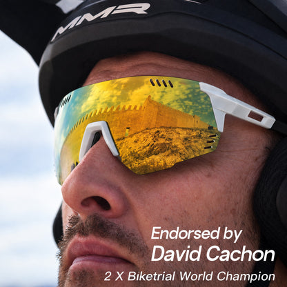 Oneswear® 🚴 Adaptive Photochromic Sports Glasses – Clear Vision in Any Light