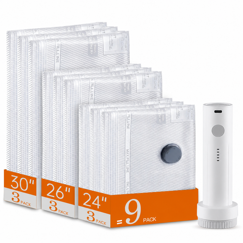 SVOZK® 🔥49％ OFF-Cordless Travel Vacuum Bag Set with Rechargeable Air Pump -  Airtight Resealing Sealed Organizers for Luggage, Vacuum Bags For Travel