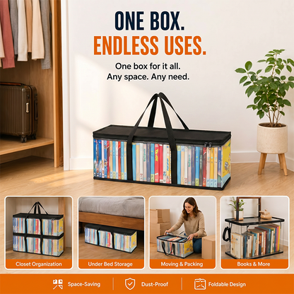 SVOZK® 🔥 Buy 2 Get 1 Free 📦 Large Heavy-Duty Thick Plastic Clear Storage Bag for Clothes, Moving & Storage