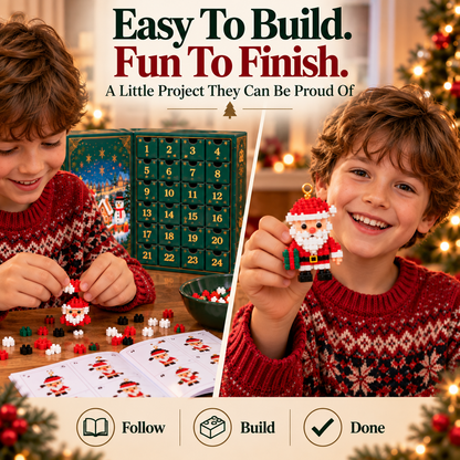 🎅🔥LAST DAY 50% OFF ✨ Christmas Countdown Brick Building Advent Calendar For Families