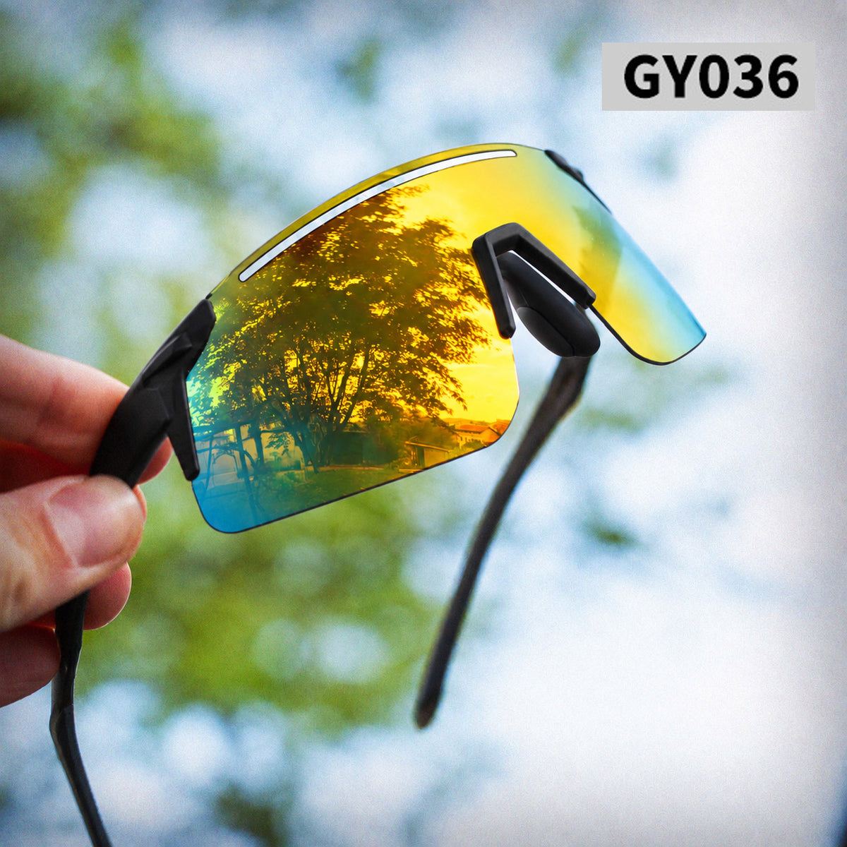 Oneswear® 🚴 Adaptive Photochromic Sports Glasses – Clear Vision in Any Light