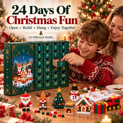 🎅🔥LAST DAY 50% OFF ✨ Christmas Countdown Brick Building Advent Calendar For Families