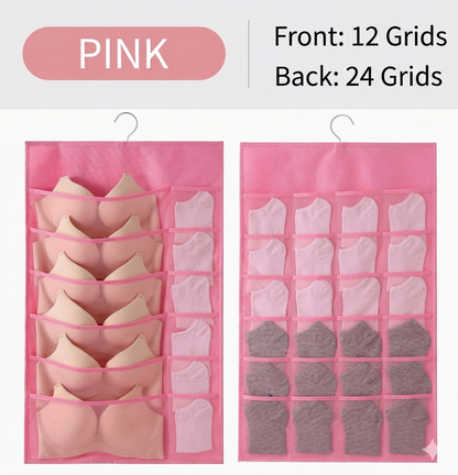 SVOZK® 🔥Hot Sale🔥 Double-Sided Hanging Storage Bag | 36 Grids Dustproof Lingerie Organizer