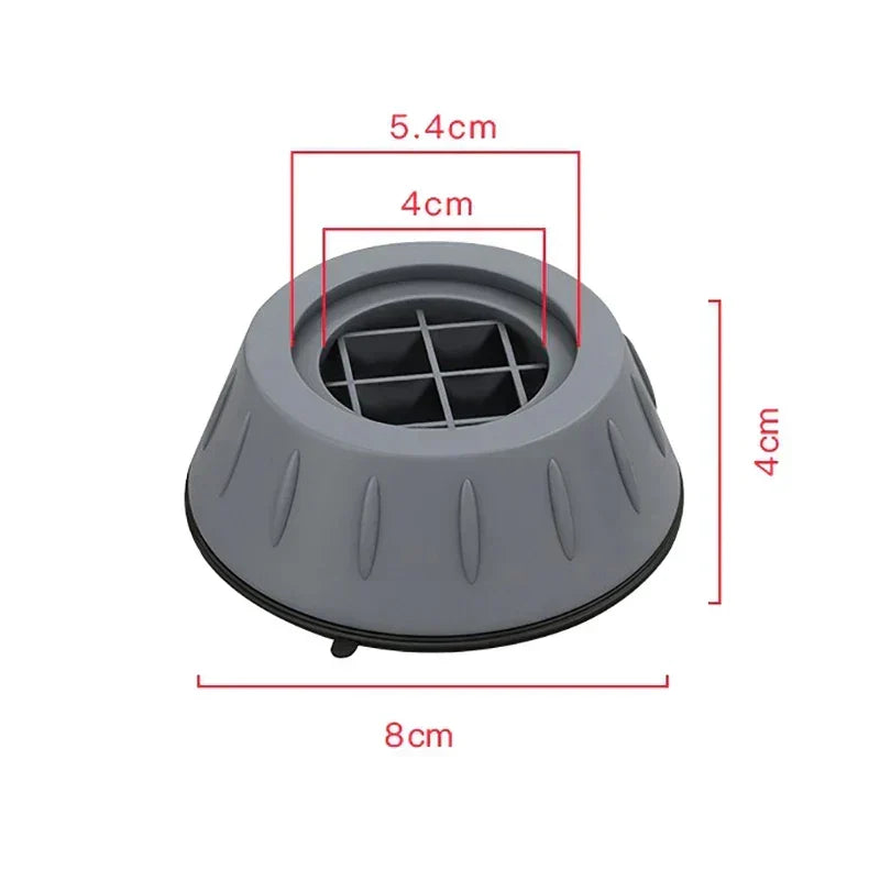 🏠🔇 Fobvgu® Washer Stabilizer Pads (4PCS) – Stop Shaking, Sliding & Noise
