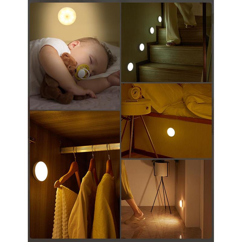 🌙🛏️ REBYIPO® Bedside Motion Sensor Night Light – Auto-On Safety Lighting for Nighttime