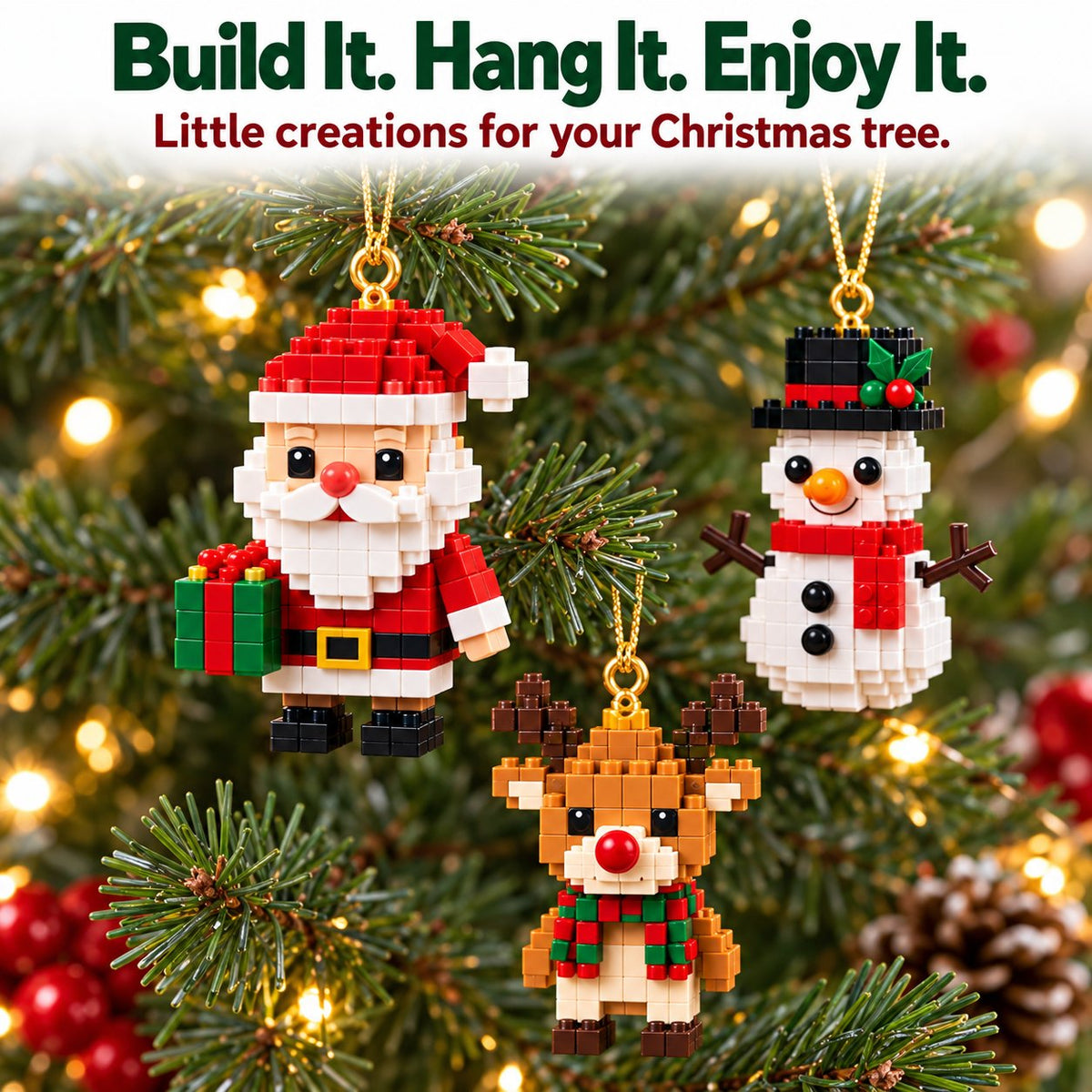 🎅🔥LAST DAY 50% OFF ✨ Christmas Countdown Brick Building Advent Calendar For Families