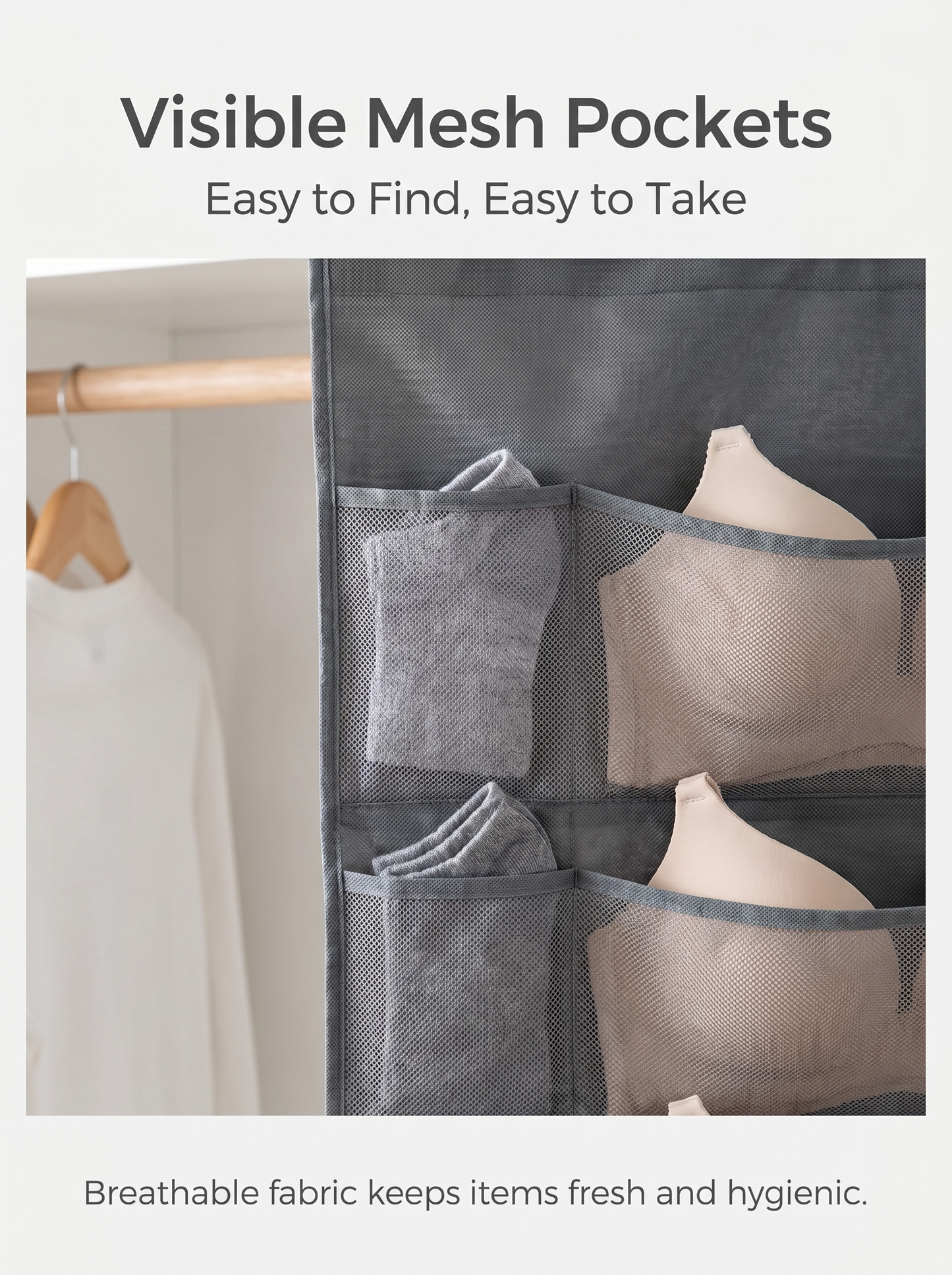 SVOZK® 🔥Hot Sale🔥 Double-Sided Hanging Storage Bag | 36 Grids Dustproof Lingerie Organizer