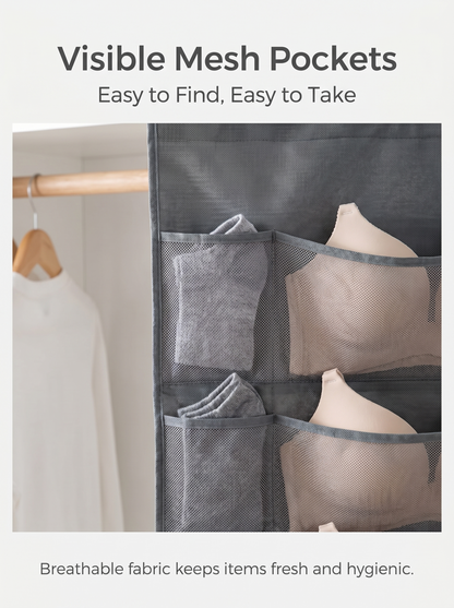 SVOZK® 🔥Hot Sale🔥 Double-Sided Hanging Storage Bag | 36 Grids Dustproof Lingerie Organizer
