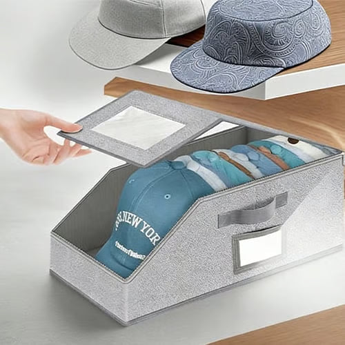 🔥SVOZK® Last Day 60% OFF 🔥Stackable storage boxes for baseball caps
