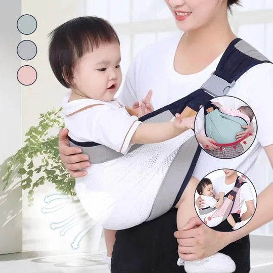 KIFIWUI®🎉 2026 Sale — Over 30,000 Sold! 👶 4-in-1 Breathable Baby Carrier – 0-36 Months, Front/Back/Facing In/Out – Hands-Free Comfort for Parent & Baby! ✨