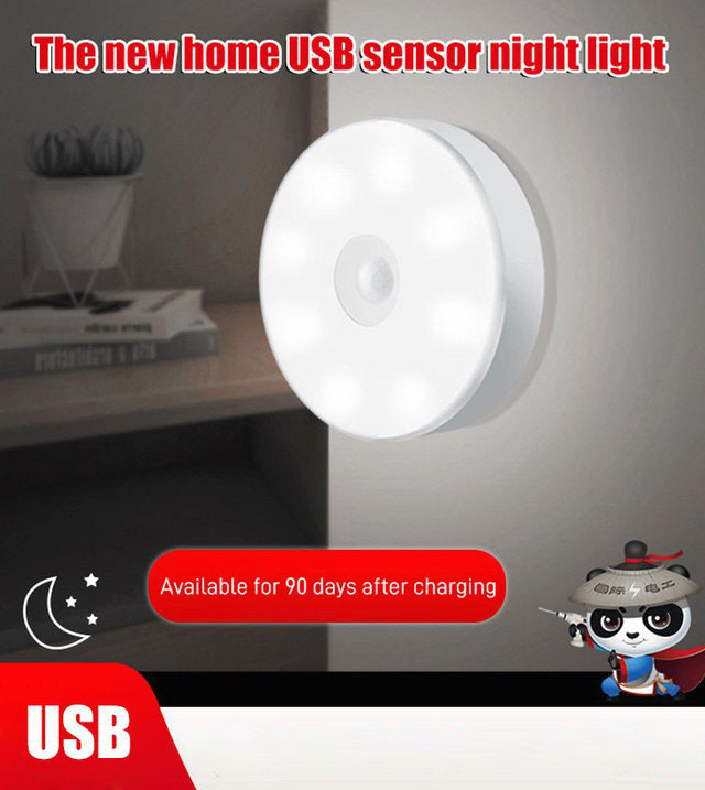 🌙🛏️ REBYIPO® Bedside Motion Sensor Night Light – Auto-On Safety Lighting for Nighttime