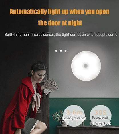 🌙🛏️ REBYIPO® Bedside Motion Sensor Night Light – Auto-On Safety Lighting for Nighttime