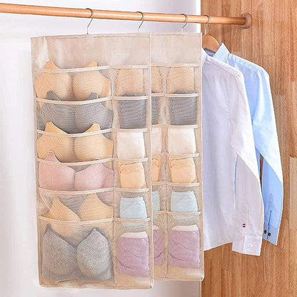 SVOZK® 🔥Hot Sale🔥 Double-Sided Hanging Storage Bag | 36 Grids Dustproof Lingerie Organizer