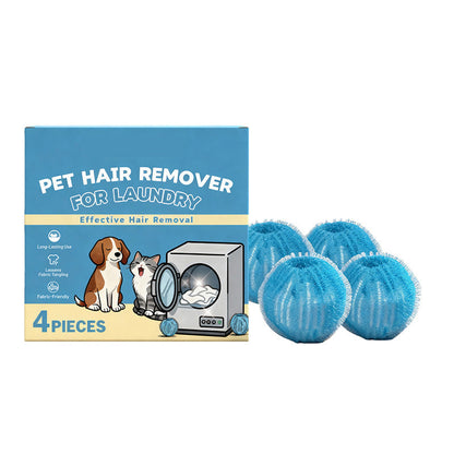 🐾🧺 RKIFIWUI® Reusable Pet Hair Remover Laundry Balls – Catch Fur & Lint While You Wash | 4PCS