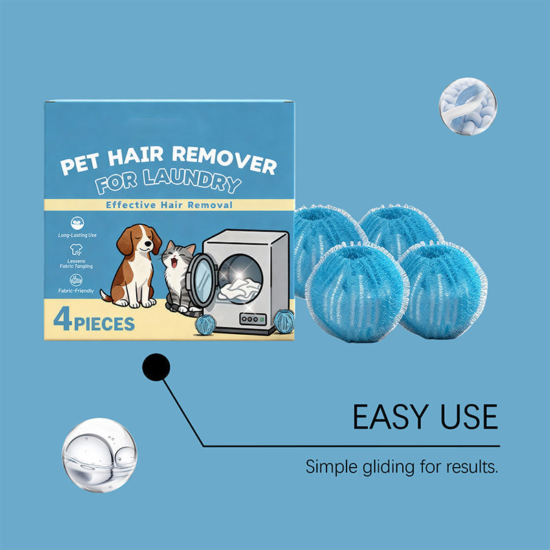 🐾🧺 RKIFIWUI® Reusable Pet Hair Remover Laundry Balls – Catch Fur & Lint While You Wash | 4PCS
