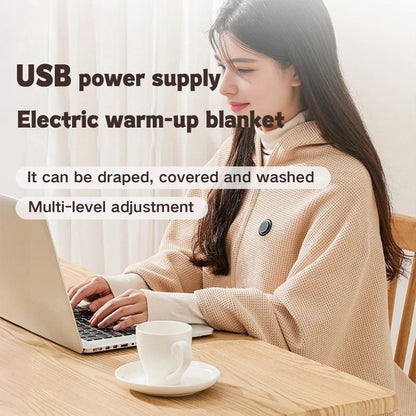 🔥 Christmas Sale — 69% OFF!  KIFIWUI® ❄️ Stay Warm All Winter — Portable Electric Heated Blanket Shawl