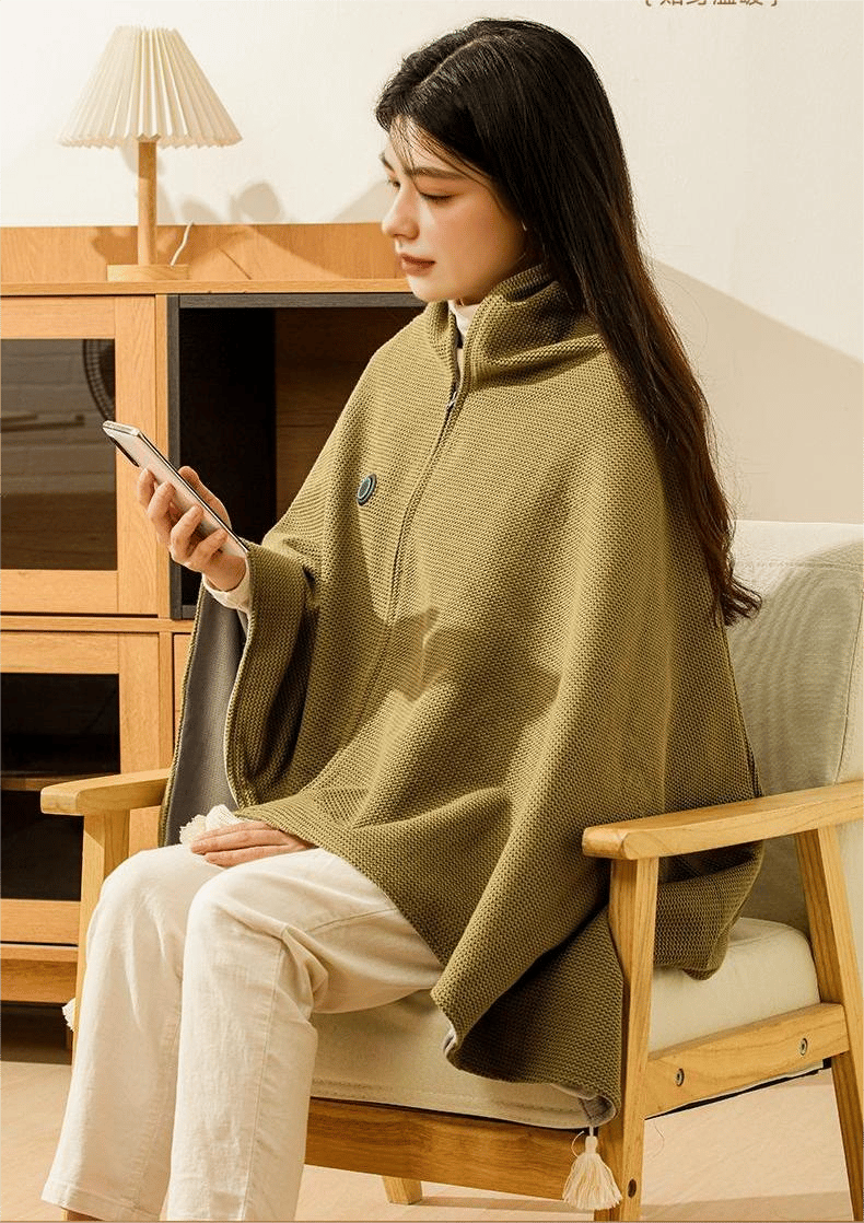 🔥 Christmas Sale — 69% OFF!  KIFIWUI® ❄️ Stay Warm All Winter — Portable Electric Heated Blanket Shawl